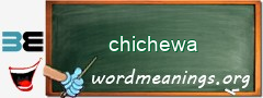 WordMeaning blackboard for chichewa